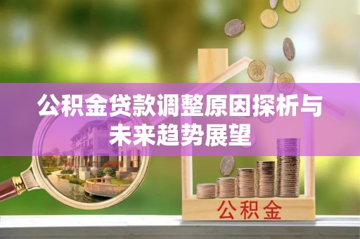 沙溪公积金贷款调整原因探析与未来趋势展望