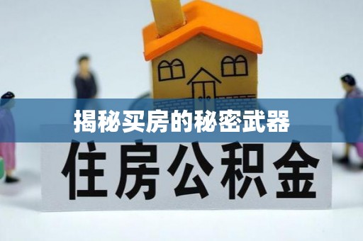 沙溪揭秘买房的秘密武器