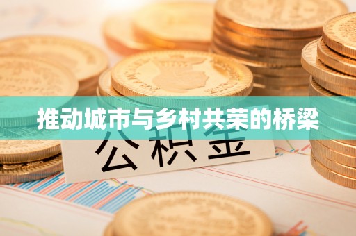 沙溪推动城市与乡村共荣的桥梁