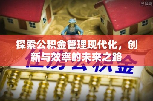 沙溪探索公积金管理现代化，创新与效率的未来之路