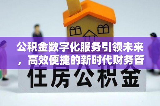 沙溪公积金数字化服务引领未来，高效便捷的新时代财务管理