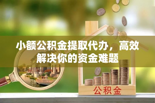 沙溪小额公积金提取代办，高效解决你的资金难题