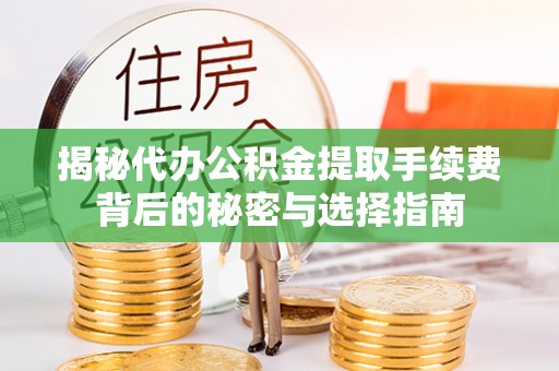 沙溪揭秘代办公积金提取手续费背后的秘密与选择指南
