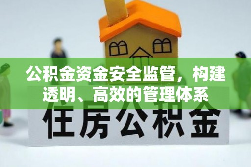 沙溪公积金资金安全监管，构建透明、高效的管理体系