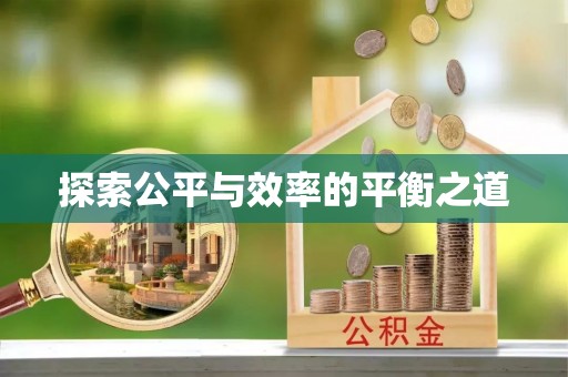 沙溪探索公平与效率的平衡之道