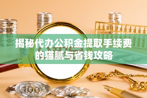 沙溪揭秘代办公积金提取手续费的猫腻与省钱攻略