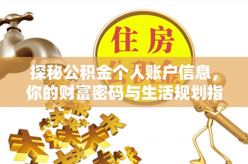 沙溪探秘公积金个人账户信息，你的财富密码与生活规划指南