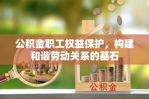 沙溪公积金职工权益保护，构建和谐劳动关系的基石