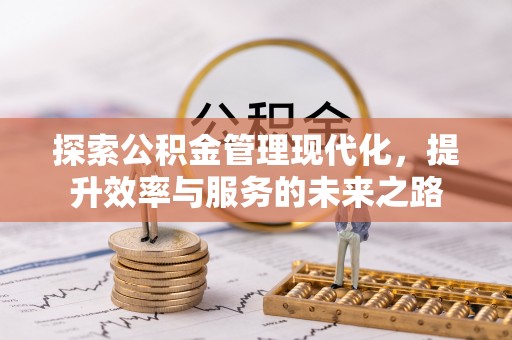 沙溪探索公积金管理现代化，提升效率与服务的未来之路