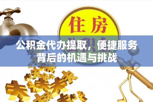 沙溪公积金代办提取，便捷服务背后的机遇与挑战
