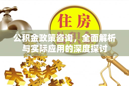 沙溪公积金政策咨询，全面解析与实际应用的深度探讨