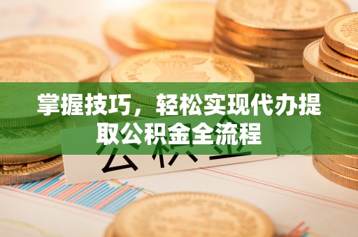 沙溪掌握技巧，轻松实现代办提取公积金全流程