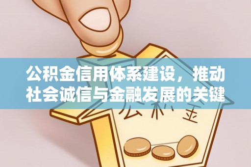 沙溪公积金信用体系建设，推动社会诚信与金融发展的关键桥梁